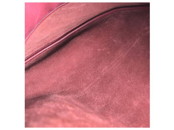 Gucci Borsa a tracolla in pelle rossa Ancora - vista 5