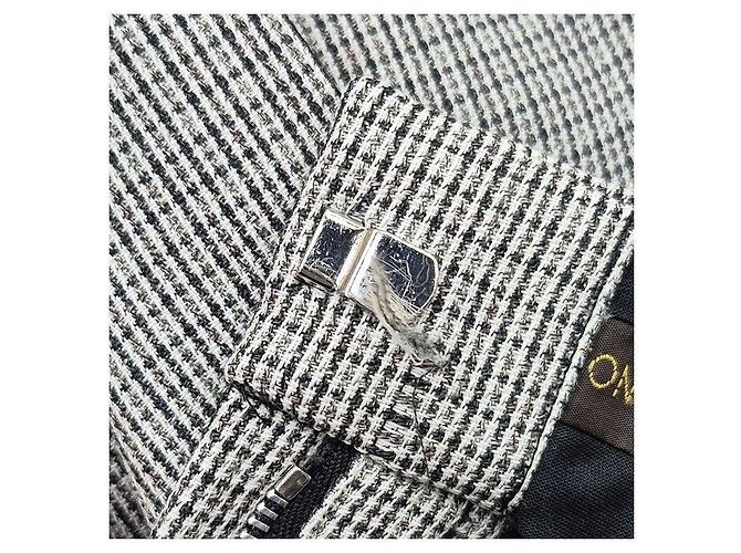 Louis Vuitton Pantaloni in lana e seta a quadri Multicolore - vista 7