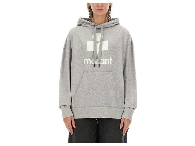 Isabel Marant Kapuzensweatshirt GYWH Silber - Ansicht 4