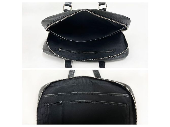Louis Vuitton Cas d'affaires Taiga Igor Noir - vue 15