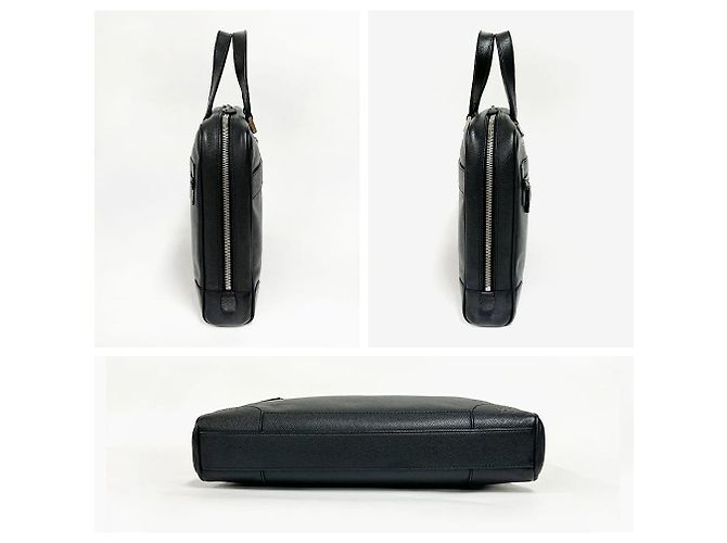 Louis Vuitton Cas d'affaires Taiga Igor Noir - vue 5