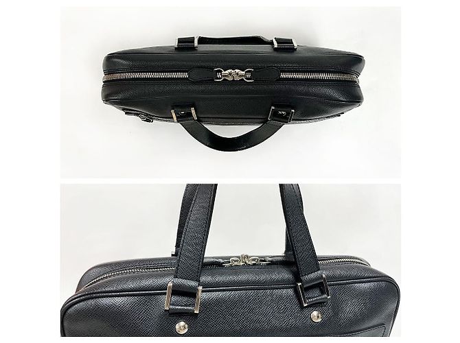 Louis Vuitton Cas d'affaires Taiga Igor Noir - vue 7