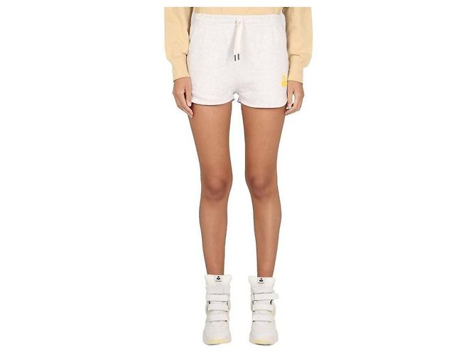 Isabel Marant Pantaloni Corti con Logo ECYE - vista 4