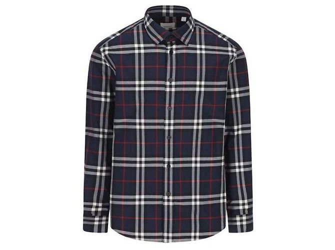 Burberry Camicia in popeline di cotone Nero - vista 4