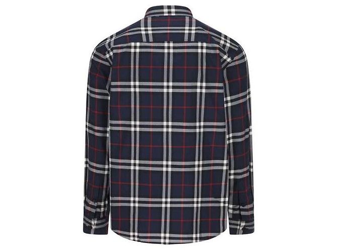 Burberry Camicia in popeline di cotone Nero - vista 5