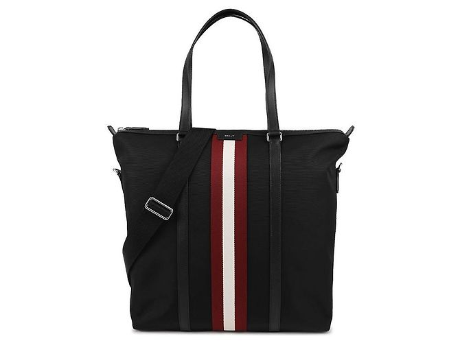 Bally Borsa tote in nylon Nero - vista 3