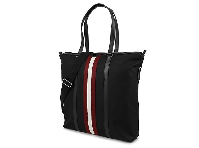Bally Borsa tote in nylon Nero - vista 4