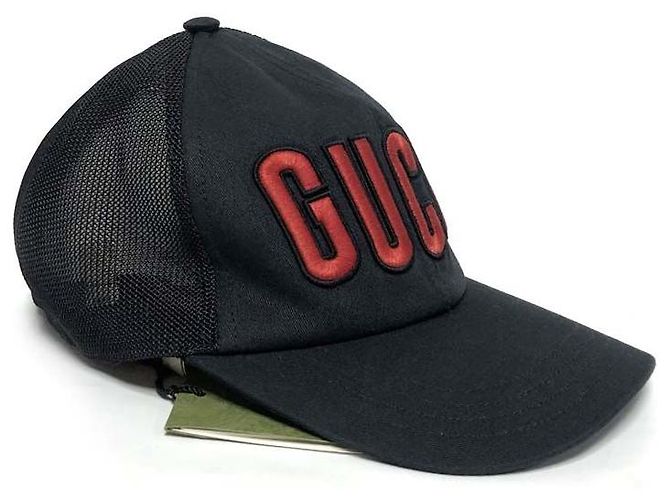 Gucci Cappellino da baseball nero D'oro - vista 4