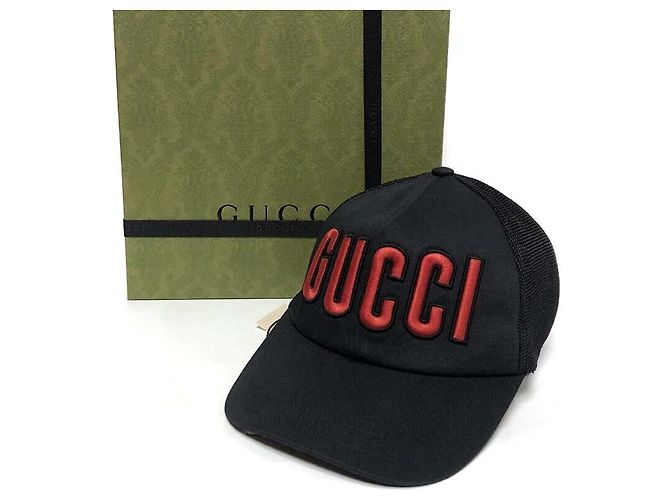 Gucci Cappellino da baseball nero D'oro - vista 5