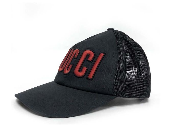Gucci Cappellino da baseball nero D'oro - vista 7