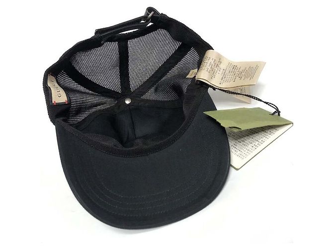Gucci Cappellino da baseball nero D'oro - vista 9