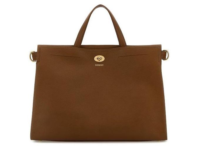 Burberry Borsa tote media Cotswold Marrone - vista 4