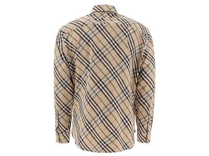 Burberry Camicia in cotone a quadri con vestibilità rilassata Multicolore - vista 5