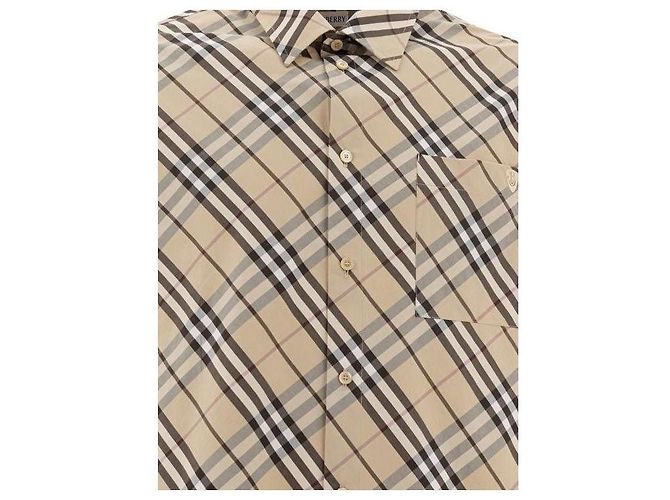 Burberry Camicia in cotone a quadri con vestibilità rilassata Multicolore - vista 6
