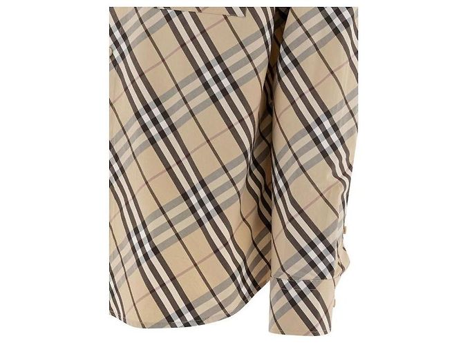 Burberry Camicia in cotone a quadri con vestibilità rilassata Multicolore - vista 7