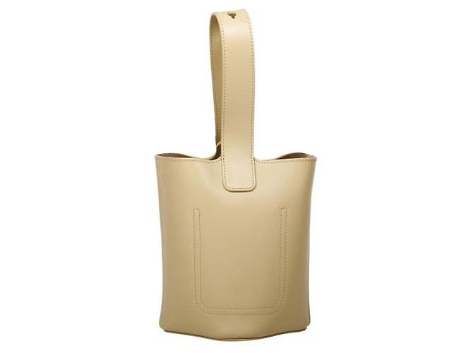 Loewe Mini secchiello Pebble in pelle di vitello liscia D'oro - vista 6