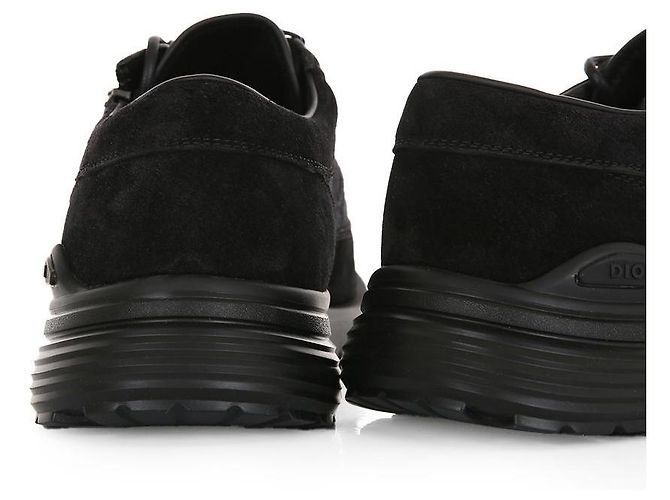 Dior Combat Wildleder Oblique Derby Schuhe Schwarz - Ansicht 11