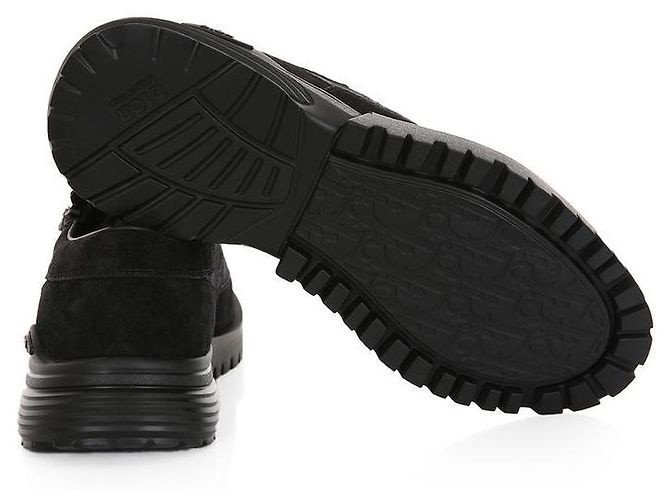 Dior Combat Wildleder Oblique Derby Schuhe Schwarz - Ansicht 6