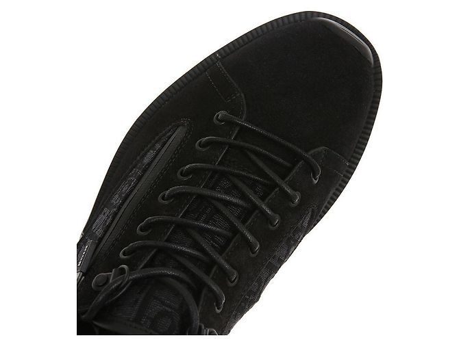 Dior Combat Wildleder Oblique Derby Schuhe Schwarz - Ansicht 8