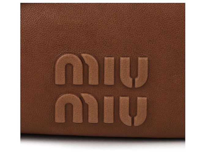 Miu Miu Nappa-Leder-Tasche Rot - Ansicht 9