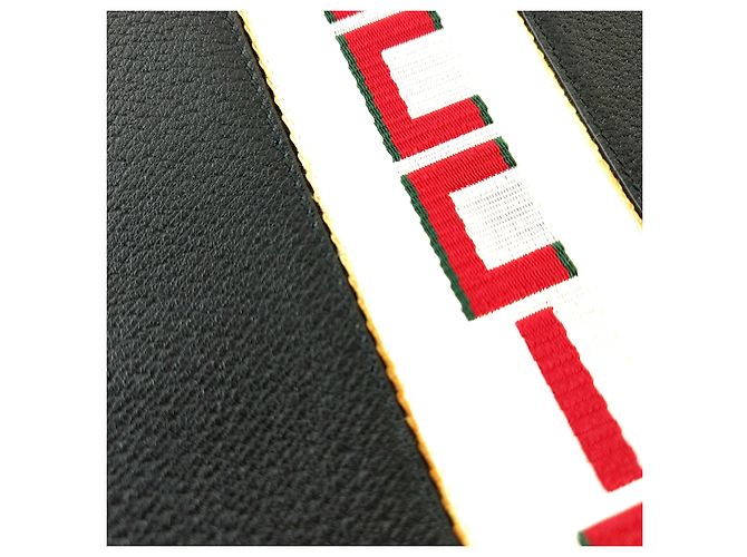Gucci Bolso Clutch con Logo Web - vista 2