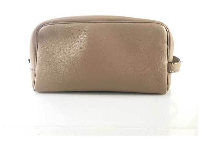 Fendi Pochette en cuir Dobb Kit (Beige) - vue 4