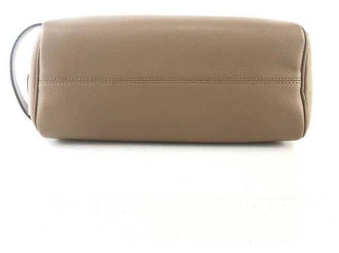Fendi Pochette en cuir Dobb Kit (Beige) - vue 5