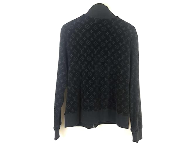 Louis Vuitton Monogramm Velours Bomberjacke Schwarz - Ansicht 3