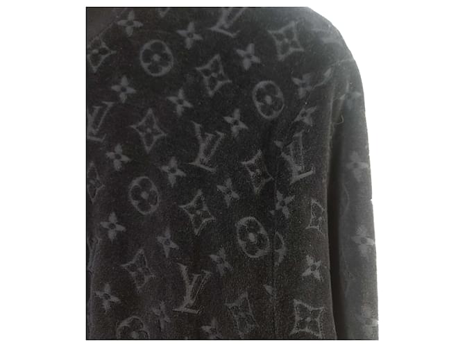 Louis Vuitton Monogramm Velours Bomberjacke Schwarz - Ansicht 4