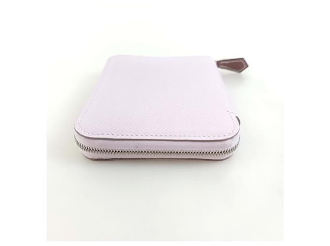Hermès Appsong Seiden-Compact-Wallet Silber - Ansicht 2