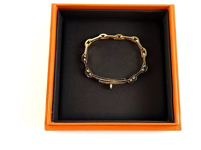 Hermès Bracciale in diamante Kelly Chain Arancione - vista 4