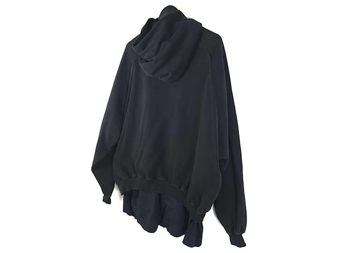 Balenciaga Apple Runway Hoodie Schwarz - Ansicht 4