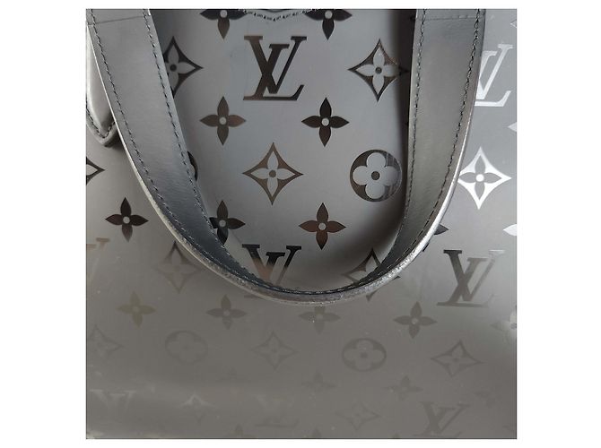 Louis Vuitton Borsa tote Monogram Illusion con tracolla Nero - vista 4