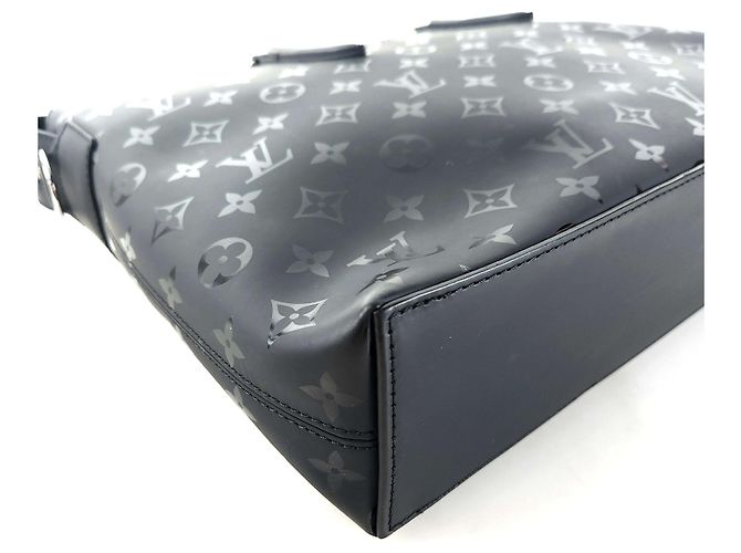 Louis Vuitton Borsa tote Monogram Illusion con tracolla Nero - vista 5