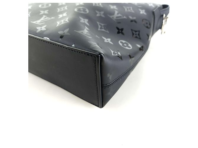 Louis Vuitton Borsa tote Monogram Illusion con tracolla Nero - vista 6