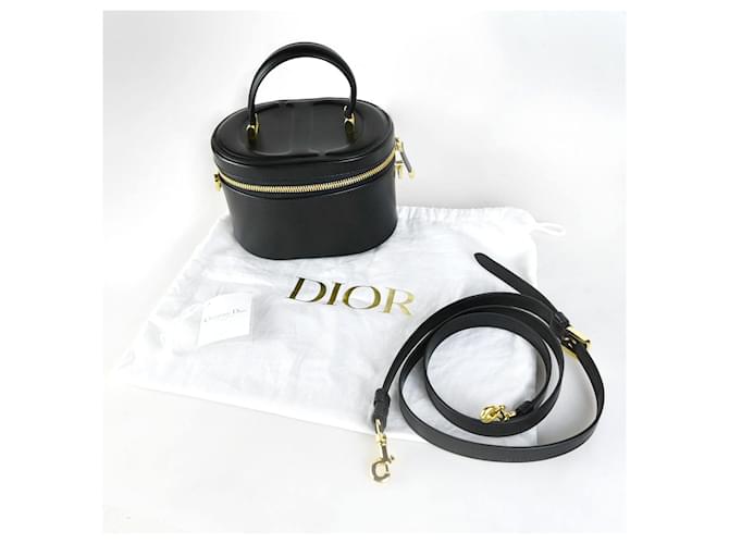 Dior Borsa Tote Vanity Case Signature Nero - vista 6