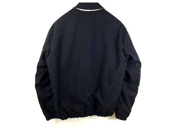 Gucci Jaqueta de algodão reversível Preto - vista 3