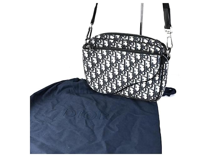 Saddle Dior Borsa a tracolla obliqua a tripla tasca Multicolore - vista 7