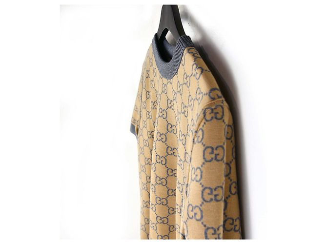 Gucci Reversibles GG Feine Woll-Jacquard-Strick - Ansicht 6