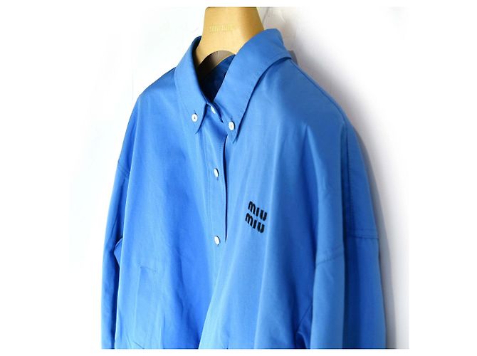 Miu Miu Logo Poplin Bomber Jacket - view 2