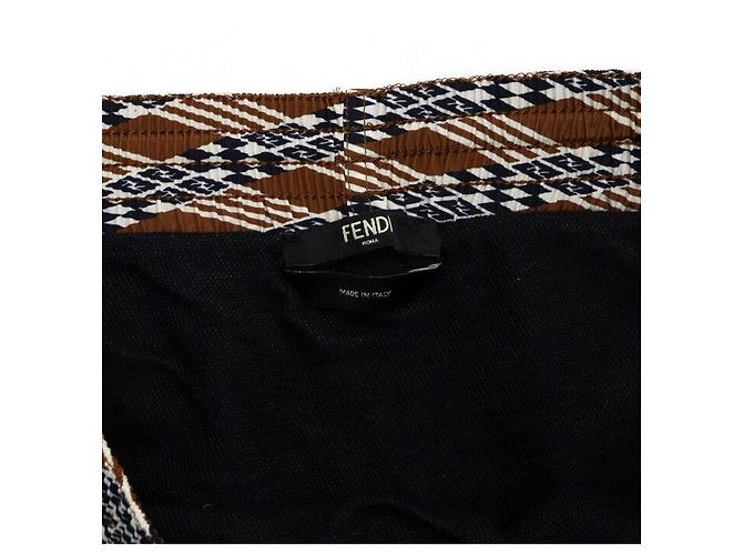Fendi FF Printed Logo Swim Shorts for Men - view 6