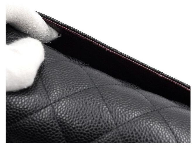 Chanel Borsa classica grande con pattina Nero - vista 10