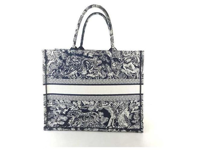 Book Tote Dior Borsa Tote in Toile de Jouy Multicolore - vista 3