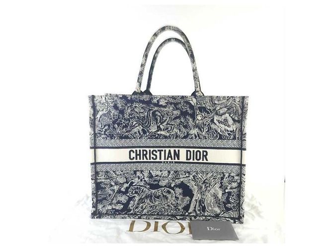 Book Tote Dior Borsa Tote in Toile de Jouy Multicolore - vista 7