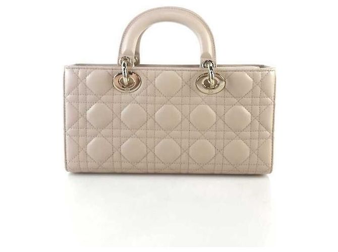 Borsa a spalla Dior Lady Di Joy Arancione - vista 3