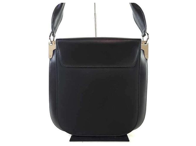 Prada Borsa a Spalla Maguire con Patta Nero - vista 4
