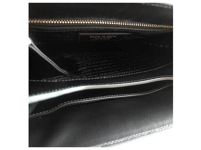 Prada Borsa a Spalla Maguire con Patta Nero - vista 7