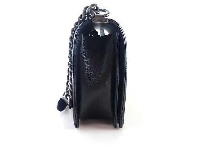 Boy Chanel Borsa a tracolla per ragazzo con pattina Nero - vista 2