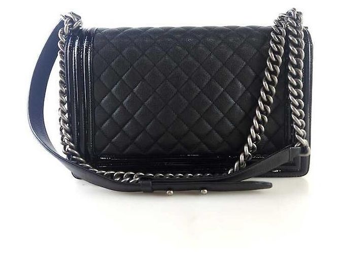 Boy Chanel Borsa a tracolla per ragazzo con pattina Nero - vista 3