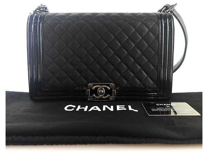 Boy Chanel Borsa a tracolla per ragazzo con pattina Nero - vista 7